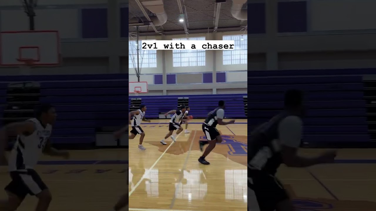 DRILL: 2 on 1 with a Chaser | Basketball and Brew