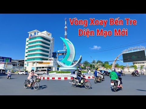 Vòng xoay Bến Tre diện mạo mới - tặng quà ở Bến Tre