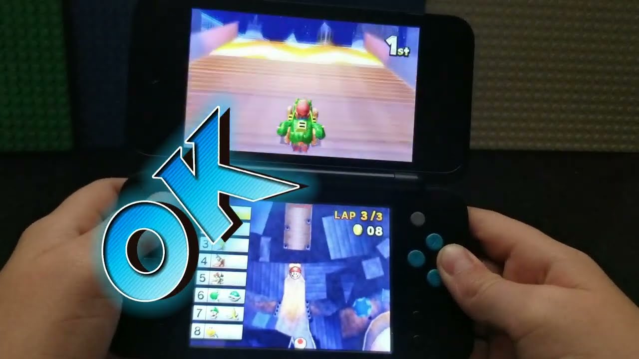 Mario kart 7 for 2DS XL gameplay!