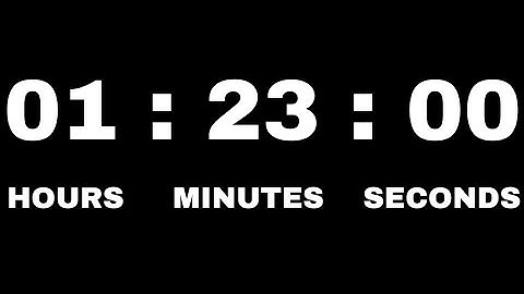 1 Hour and 23 Minute Timer | 83 Minute Timer | (HD) | @TIMER FOR SUCCESS| @ExactTimer