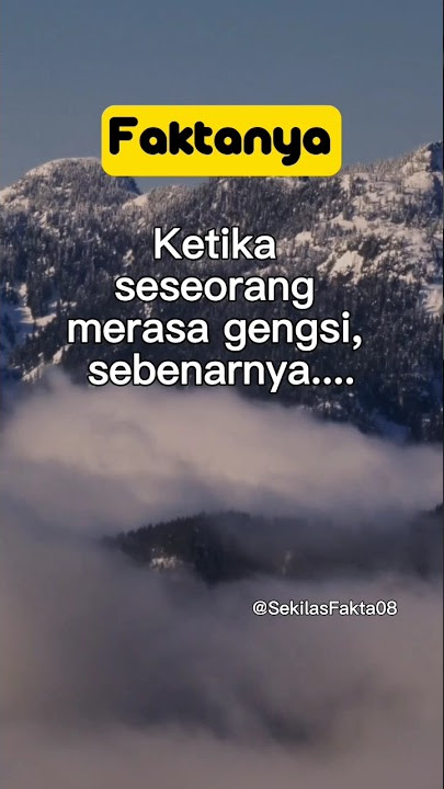 Ketika seseorang merasa gengsi, sebenarnya..... #faktapsikologi #psikologi #kepribadian #shortsvideo
