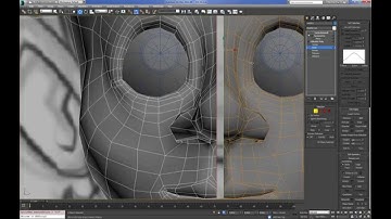 Cartoon Character For Production 3DMax (Modeling : Head): 02  (03)
