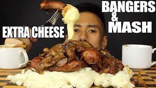 Mukbang Bangers Mash With Caramalised Onion And Gravy