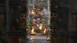 They Were Trapped in the Fire… Then He Arrived! 🔥🚒 #Shorts