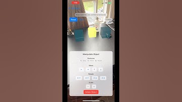 Real world interaction in Augmented Reality