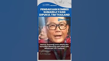 Pengakuan Kombes Sumardji yang Dipukul Tim Thailand di Laga Final SEA Games 2023