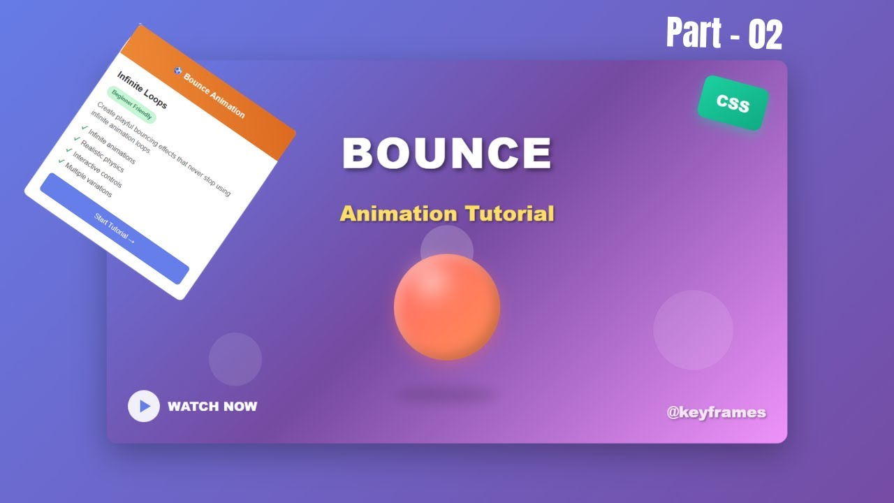 Master CSS Animations Build Interactive Bounce Effects with Keyframes ...