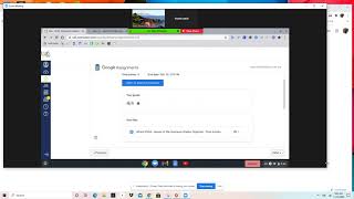 How students can see feedback on a google cloud assignment in Canvas