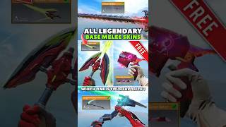 All Legendary Base Melee Weapons #codm