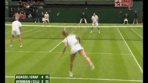 Agassi/Graf-Henman/Clijsters Fun Mixed 09 (Highlights)