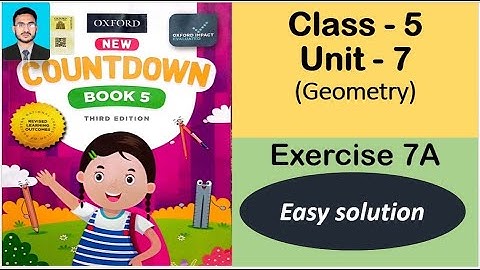 Class 5 Math Exercise 7A complete solution || New countdown third edition book 5 || Geometry