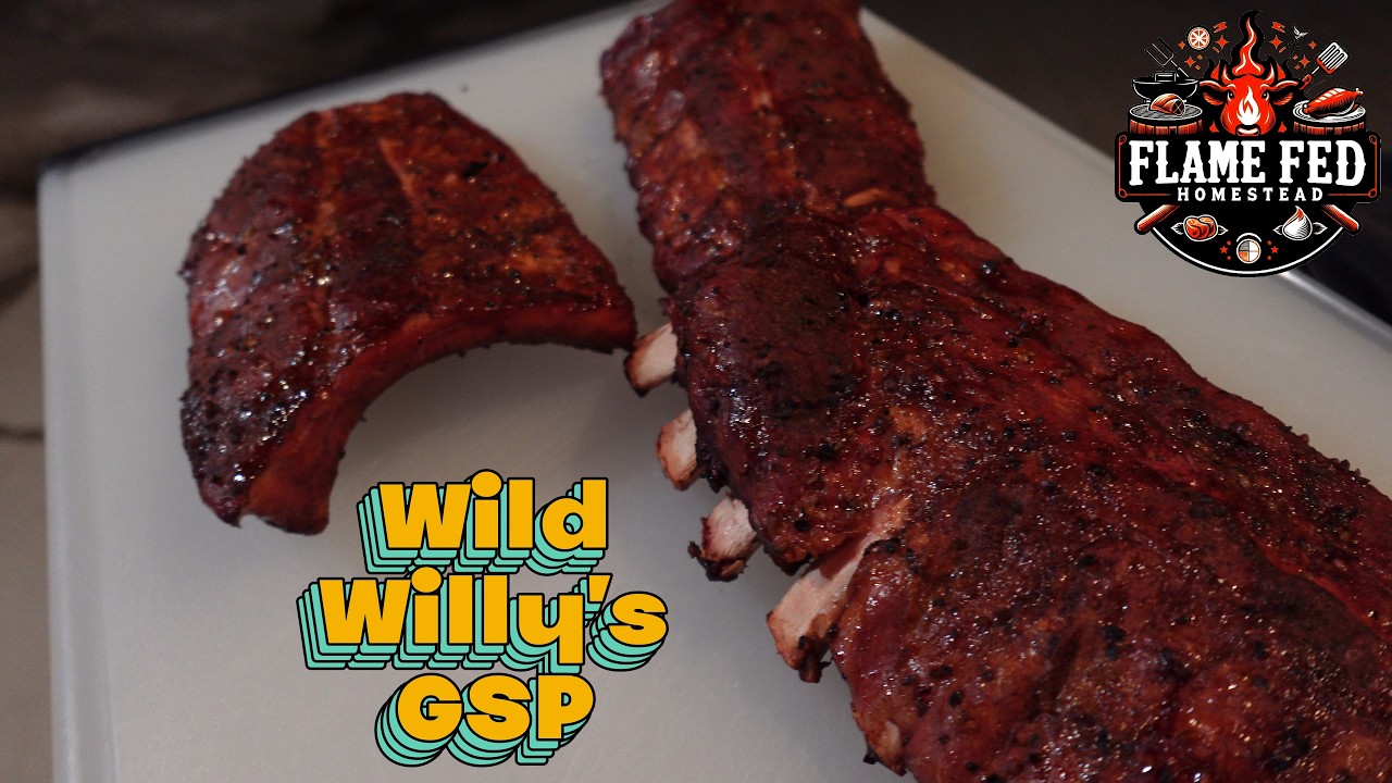 Testing out Wild Willy's GSP seasoning on Baby Back Ribs🍖🔥