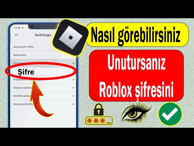 Roblox Şifremi Unuttum!  Roblox oynuyor ama şifrenizi