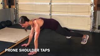 PRONE SHOULDER TAPS