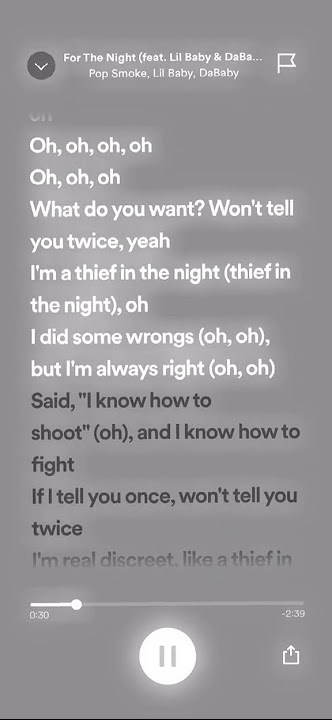 Pop Smoke - For The Night lyrics #ShorterIsBetter #Tuinuane @TrendyLyrics4441