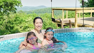 Our New Summer Waves Above Ground Pool | DIY Set Up & First Impressions
