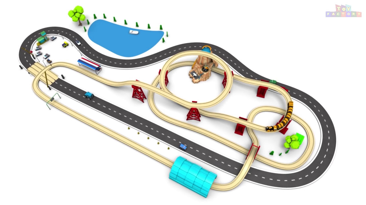 おもちゃ工場ChooChoo Trains2021-幼児向けの列車 - YouTube