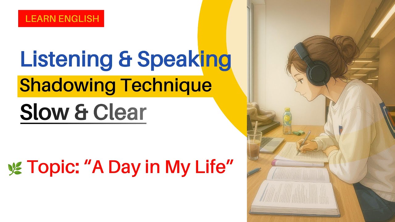 English Speaking Practice – Shadowing Exercise: Daily Routine ...