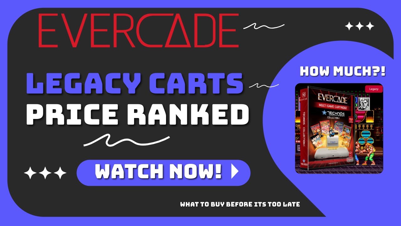 Evercade Legacy Cartridges Ranked by Value – The Rarest & Most Expensive!