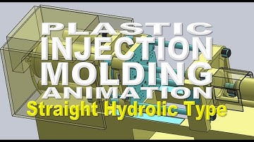 PLASTIC INJECTION MOLDING - Straight Hydrolic Type.