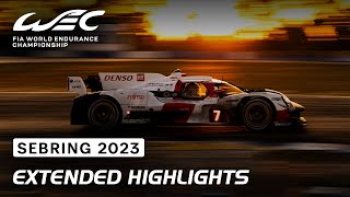 Toyota wins opening round I 2023 1000 Miles of Sebring Race Highlights I FIA WEC