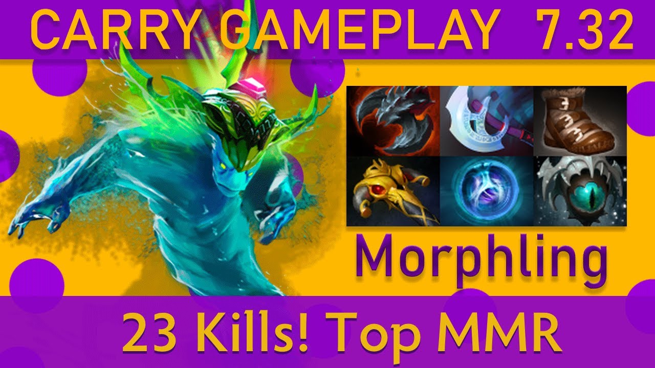 💥23 Kills! Morphling Carry Gameplay - Top MMR Dota 2