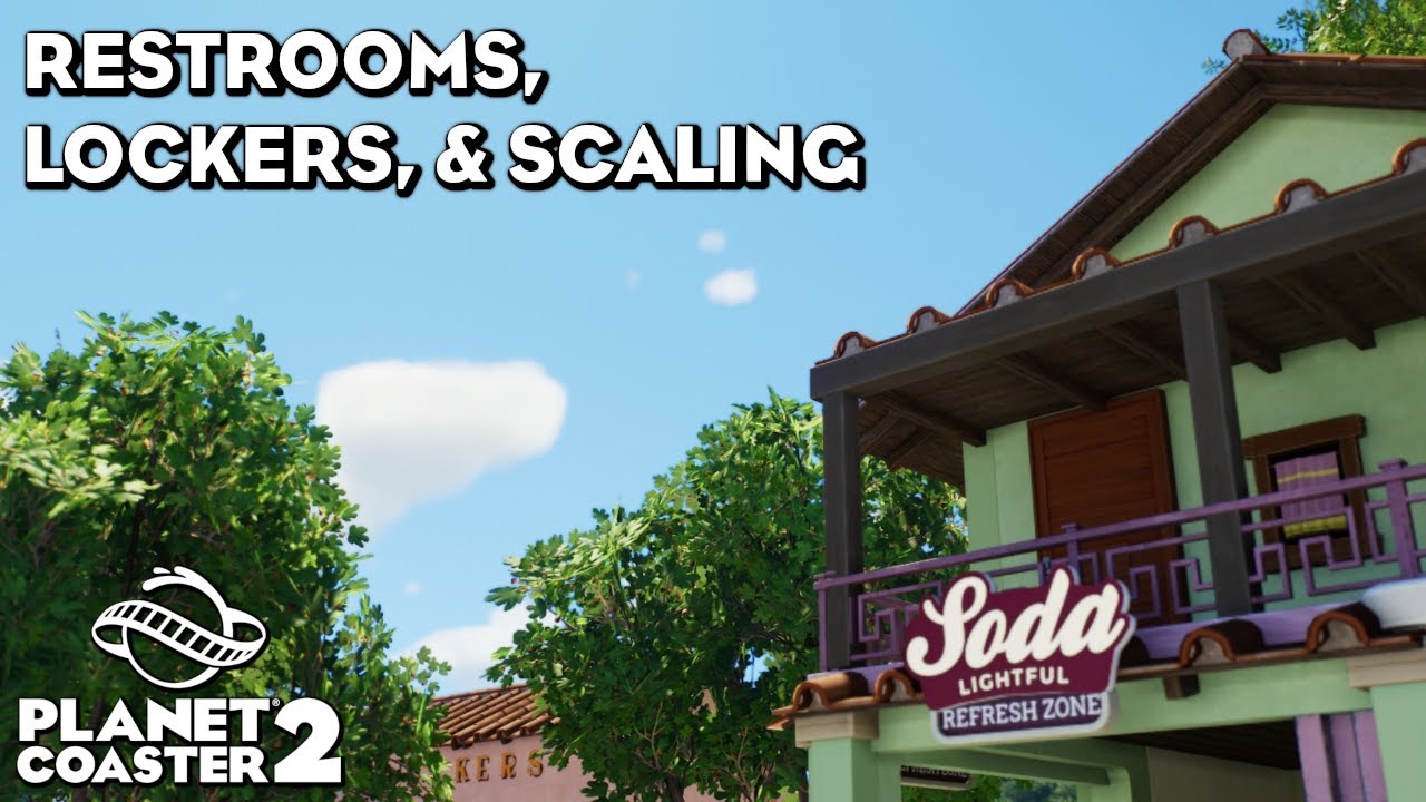 Входные площади и масштаб | Серия обучающих материалов по реалистичному парку | Planet Coaster 2