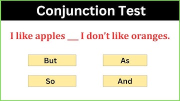 Conjunction quiz | Coordinating Conjunctions Quiz | Can You Score 30/30 ? | Grammar Quiz
