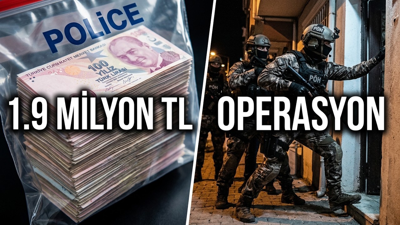 Kayseri'de 1,9 Milyonluk Vurgun: Operasyon Anı Kamerada!