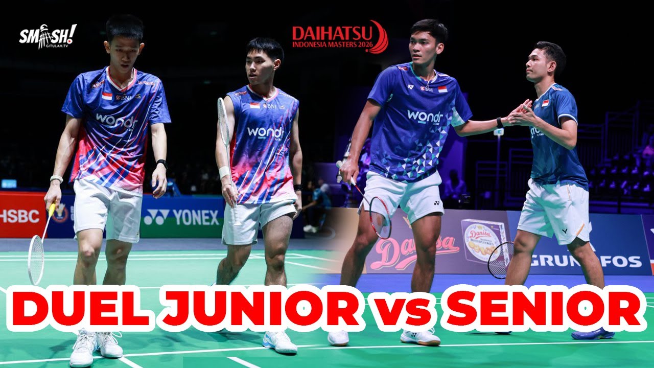 Duel Junior vs Senior di Indonesia Masters 2026 - YouTube