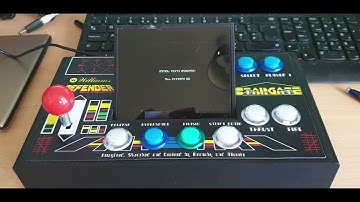 Tabletop Raspberry Pi custom build Williams Defender Arcade