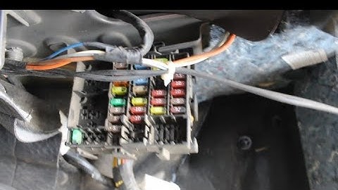 How to get Renault kwid starting problem, fuse box