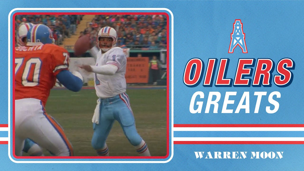 NFL Legacy Jersey Oilers Warren Moon