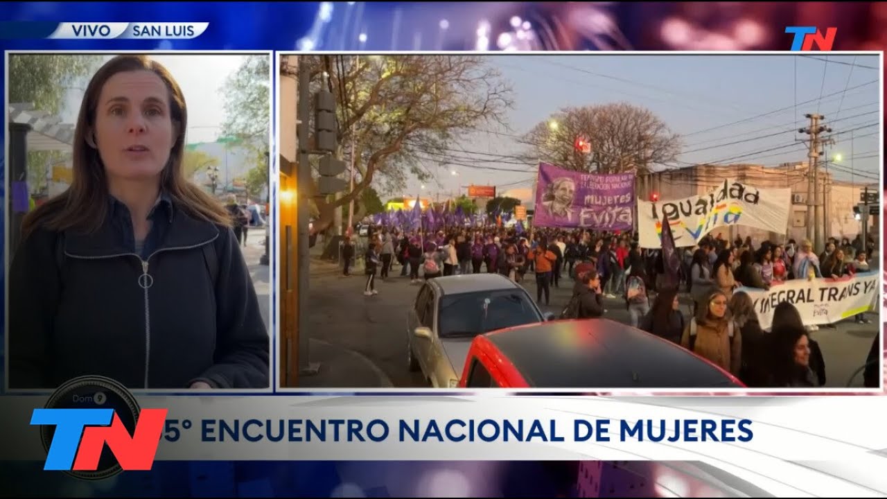 SAN LUIS I 35° ENCUENTRO NACIONAL DE MUJERES - YouTube