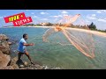 AMAZING CAST NET FISHING IN SEA | MOST SATISFYING CAST NET FISHING