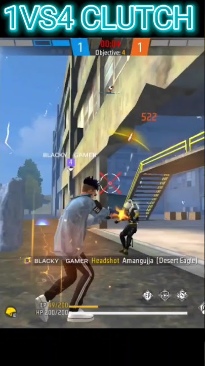 1VS4 CLUTCH Destroyed in seconds 😱 Desert Eagle😱#1vs4 #shorts