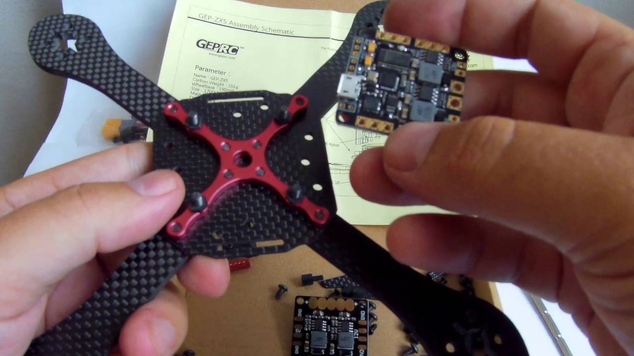 GepRC ZX-5 frame Review, Build & Mod