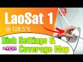 Laosat 1 at 1285e complete dish settings and coverage map jk dish info