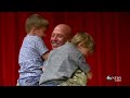 Soldiers Coming Home #30 Returning Soldier Surprises Sons at School