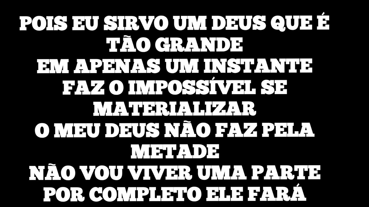 Deus de Obras Completas/Kemilly Santos-Playback legendado