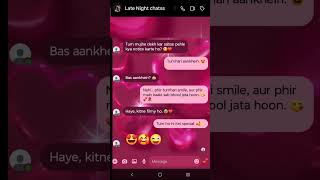 love me baby 😘🥰 #romanticchat #pyaar #aayopyaarkrein #special #loveday #gf #love #doublemeaning