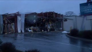 Storm damage along Timberlake Road in Lynchburg