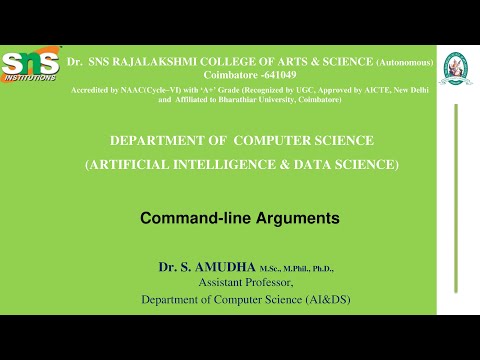 Command line Arguments|Python File|SNS Institutions