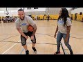 COUPLES 1on1 BASKETBALL GOES WRONG (hilarious)