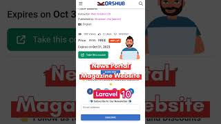 Laravel 10 - Build News Portal and Magazine Website (2023) #laravel10 #freeudemycourses #korshub screenshot 4