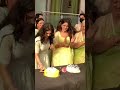 Niharika chouksey aka faltu celebrates her birt.ay with the cast and crew of show faltu on set