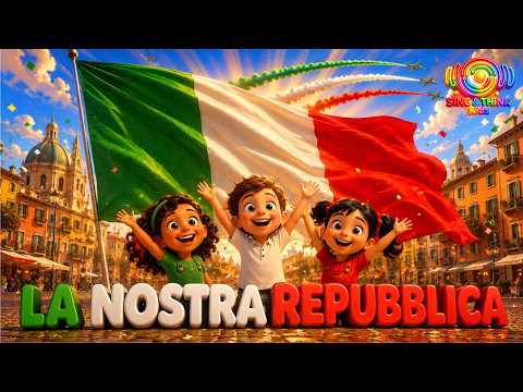 Video La Nostra Repubblica Italiana Festa del 2 Giugno | Canzoni per Bambini | Italia | Sing & Think Kids