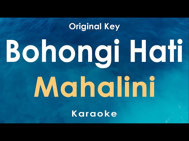 Bohongi Hati - Mahalini (Karaoke) class=