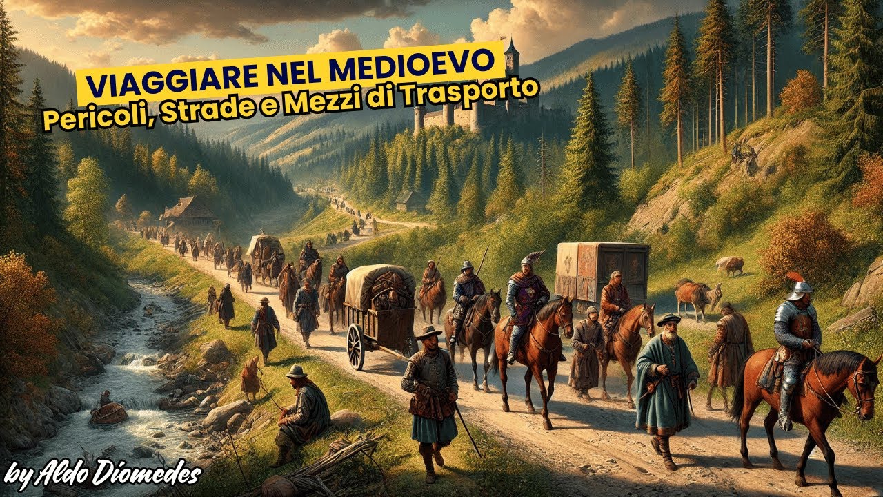 Viaggiare nel Medioevo: Pericoli, Strade e Mezzi di Trasporto