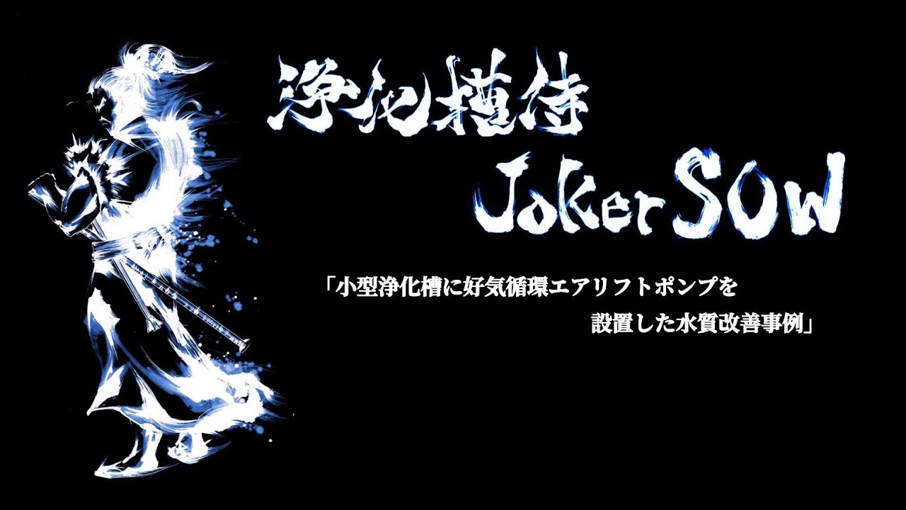 ■小型浄化槽に好気循環エアリフトポンプを設置した水質改善事例■